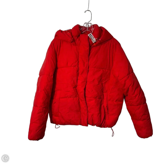Coat Puffer & Quilted By A New Day In Red, Size: Xl