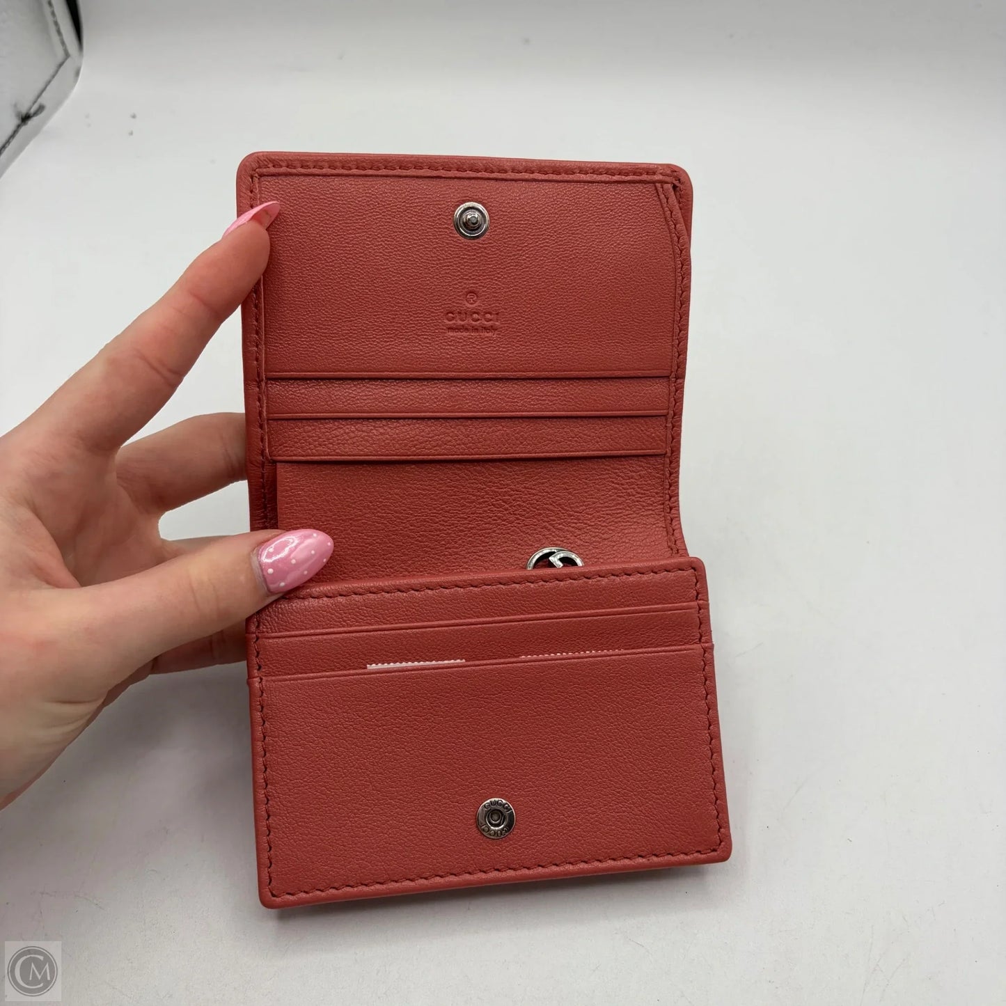 Wallet Luxury Designer By Gucci, Size: Small