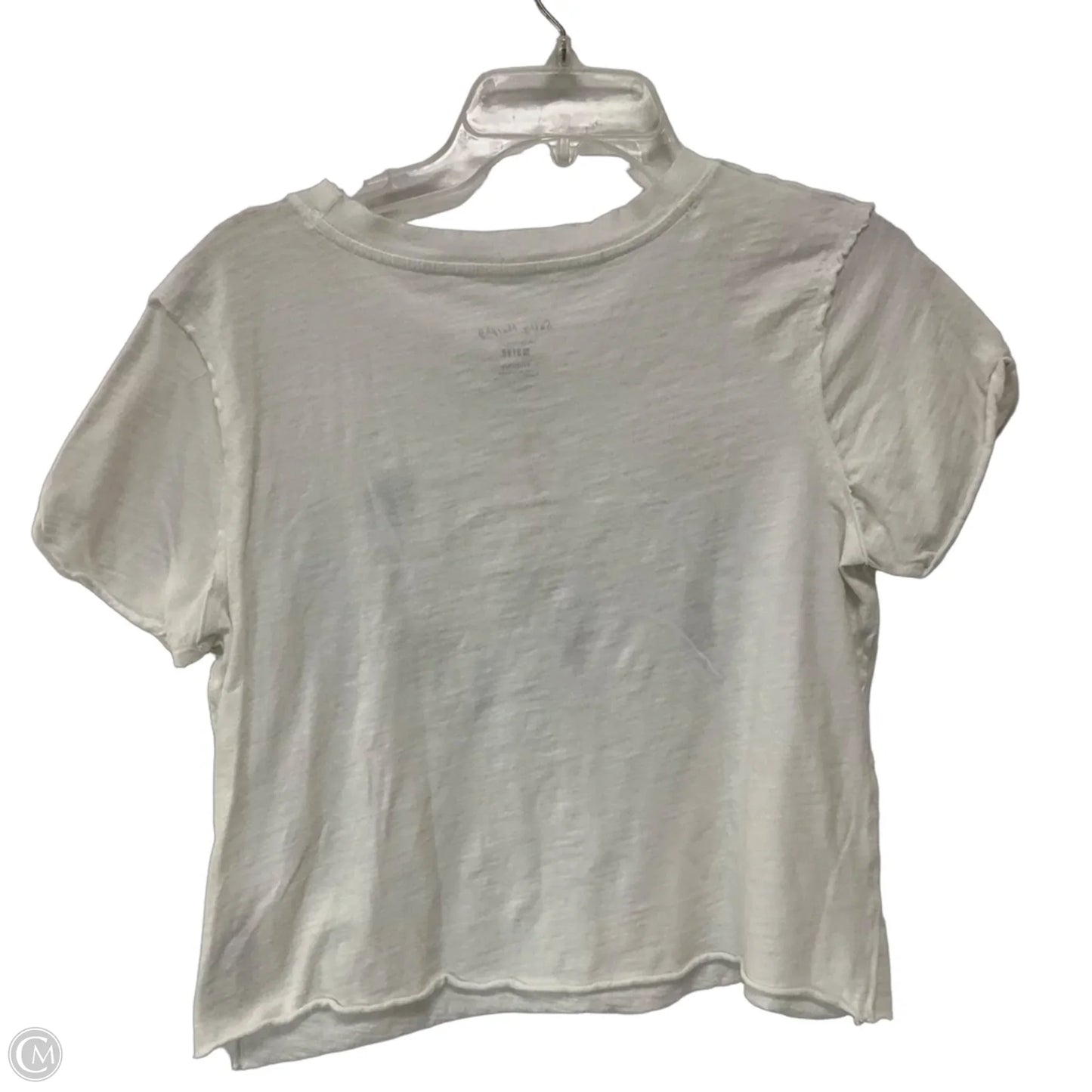 Top Short Sleeve By Maeve In White, Size: Xxs