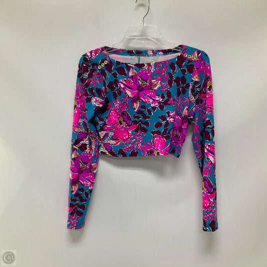 Top Long Sleeve Designer By Lilly Pulitzer In Multi-colored, Size: Xs
