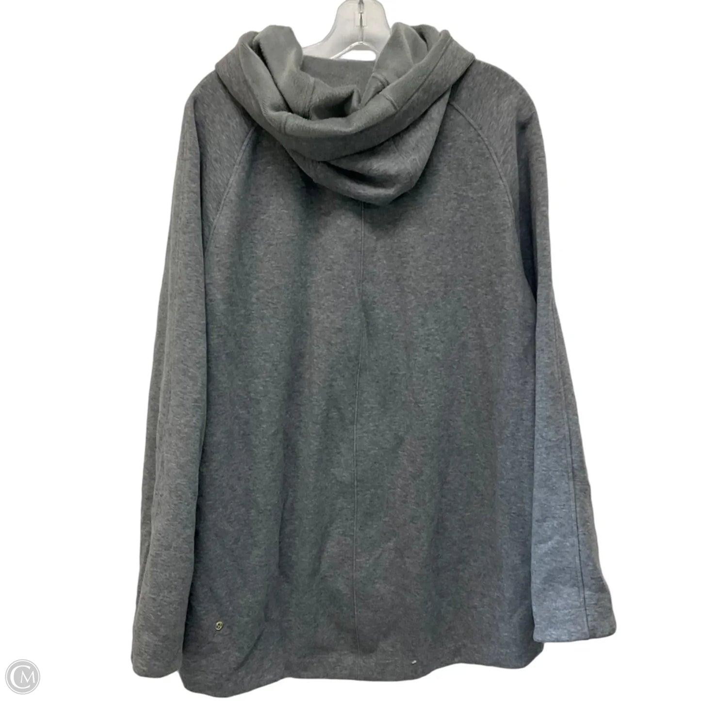 Athletic Jacket By Lululemon In Grey, Size: 12