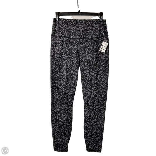 Athletic Leggings By Varley In Black & Grey, Size: M
