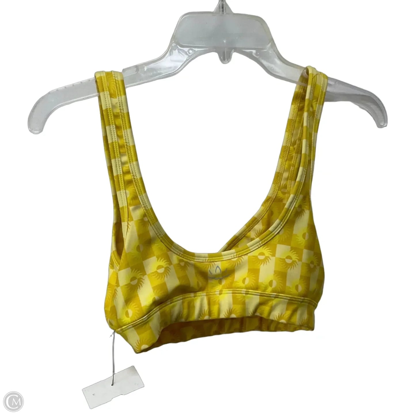 Athletic Bra By Beyond Yoga In Yellow, Size: Xs