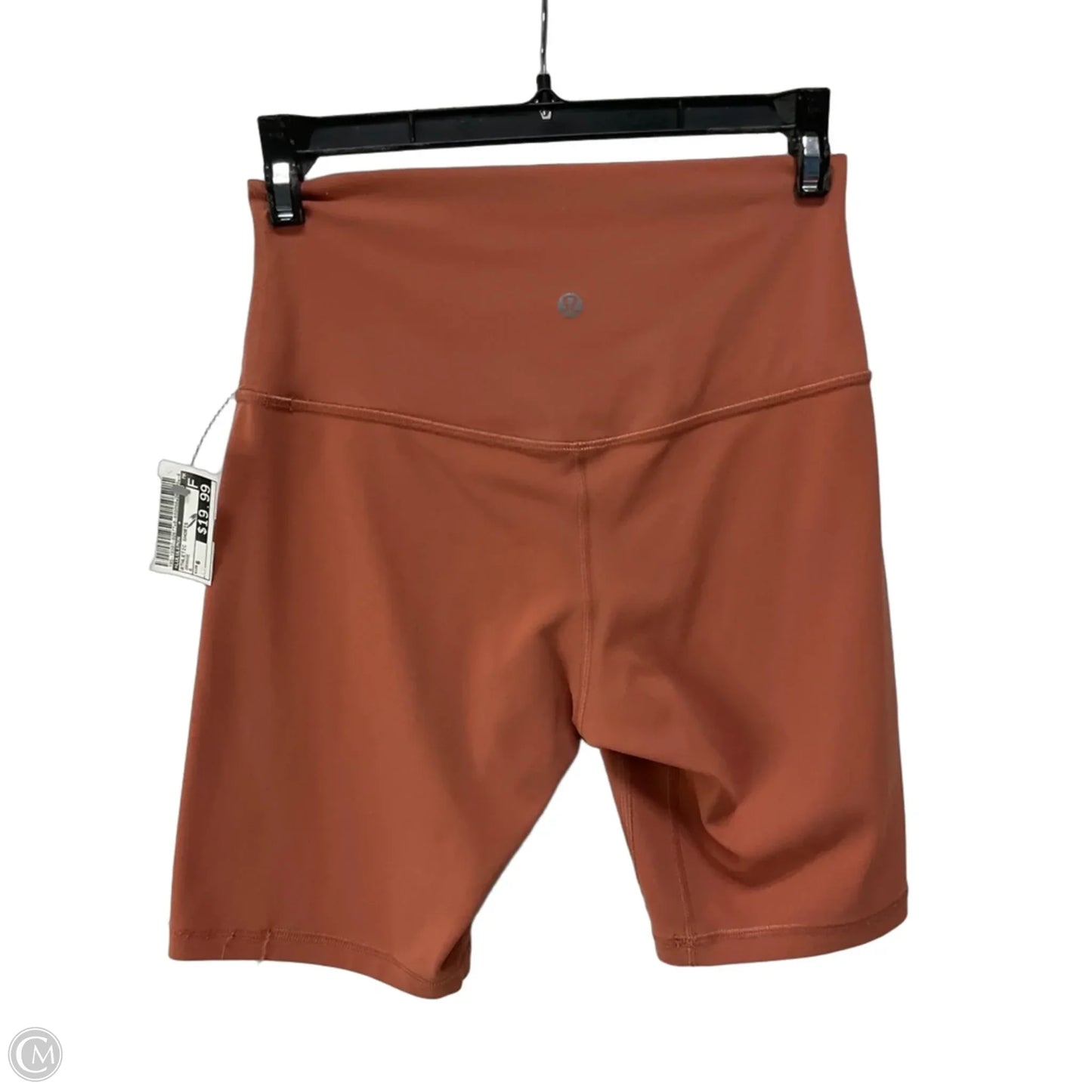 Athletic Shorts By Lululemon In Orange, Size: 6