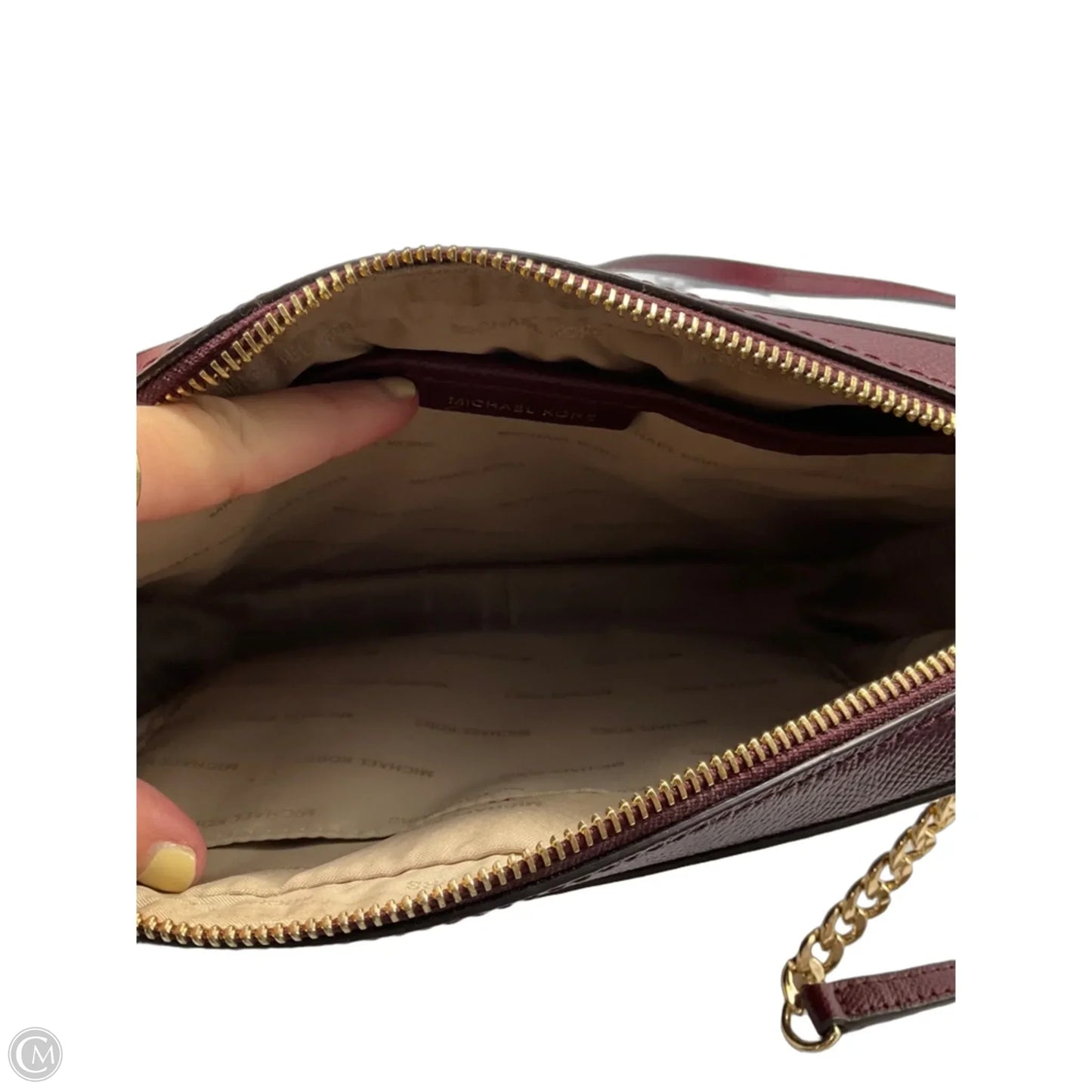 Crossbody Designer By Michael Kors, Size: Medium