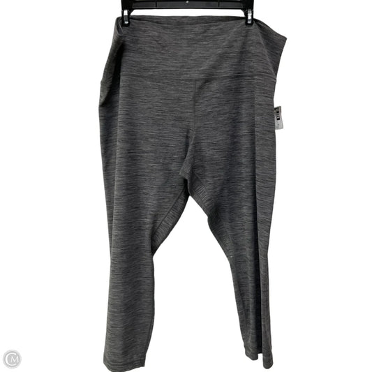 Athletic Leggings Capris By Lululemon In Grey, Size: 20