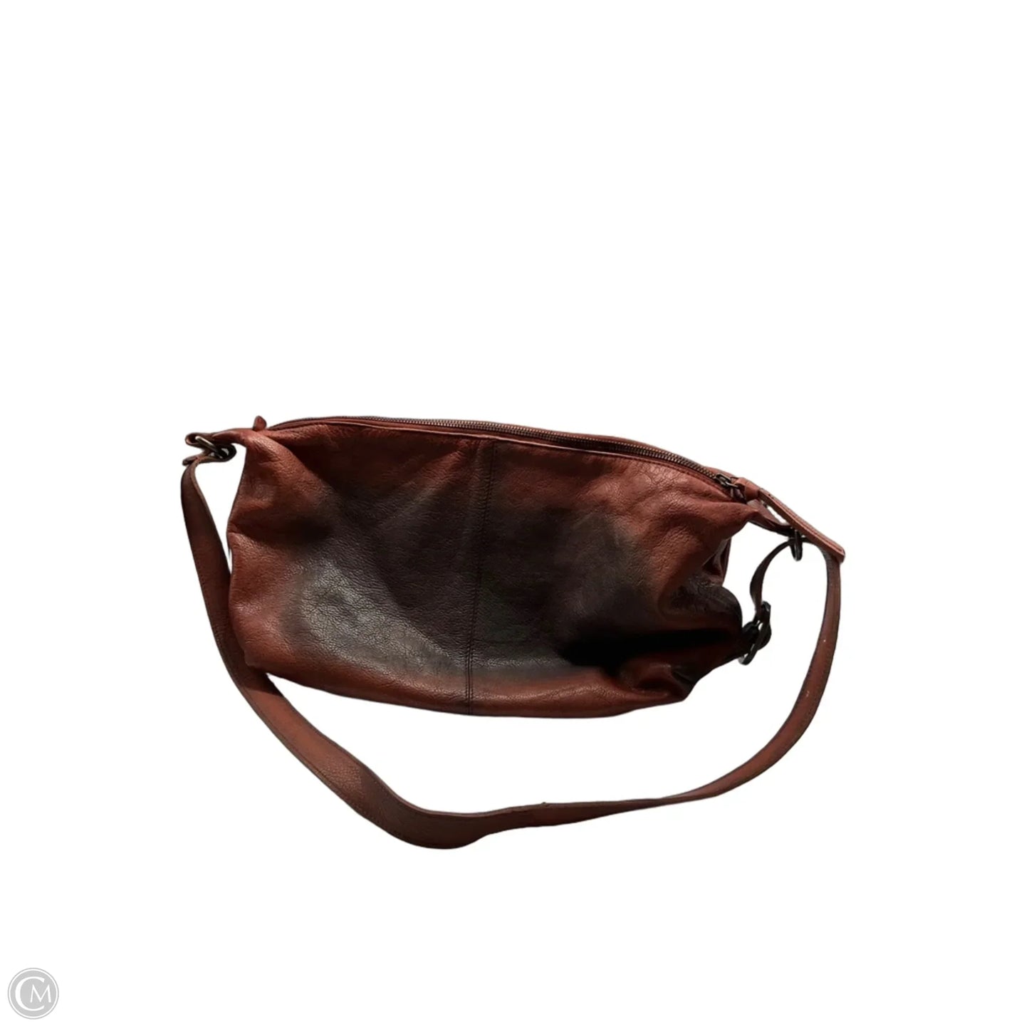 Handbag Leather By Free People, Size: Medium
