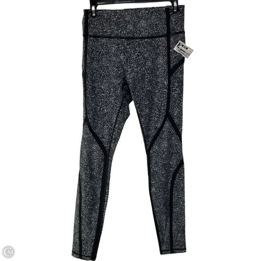 Athletic Leggings By Lululemon In Black & White, Size: 8