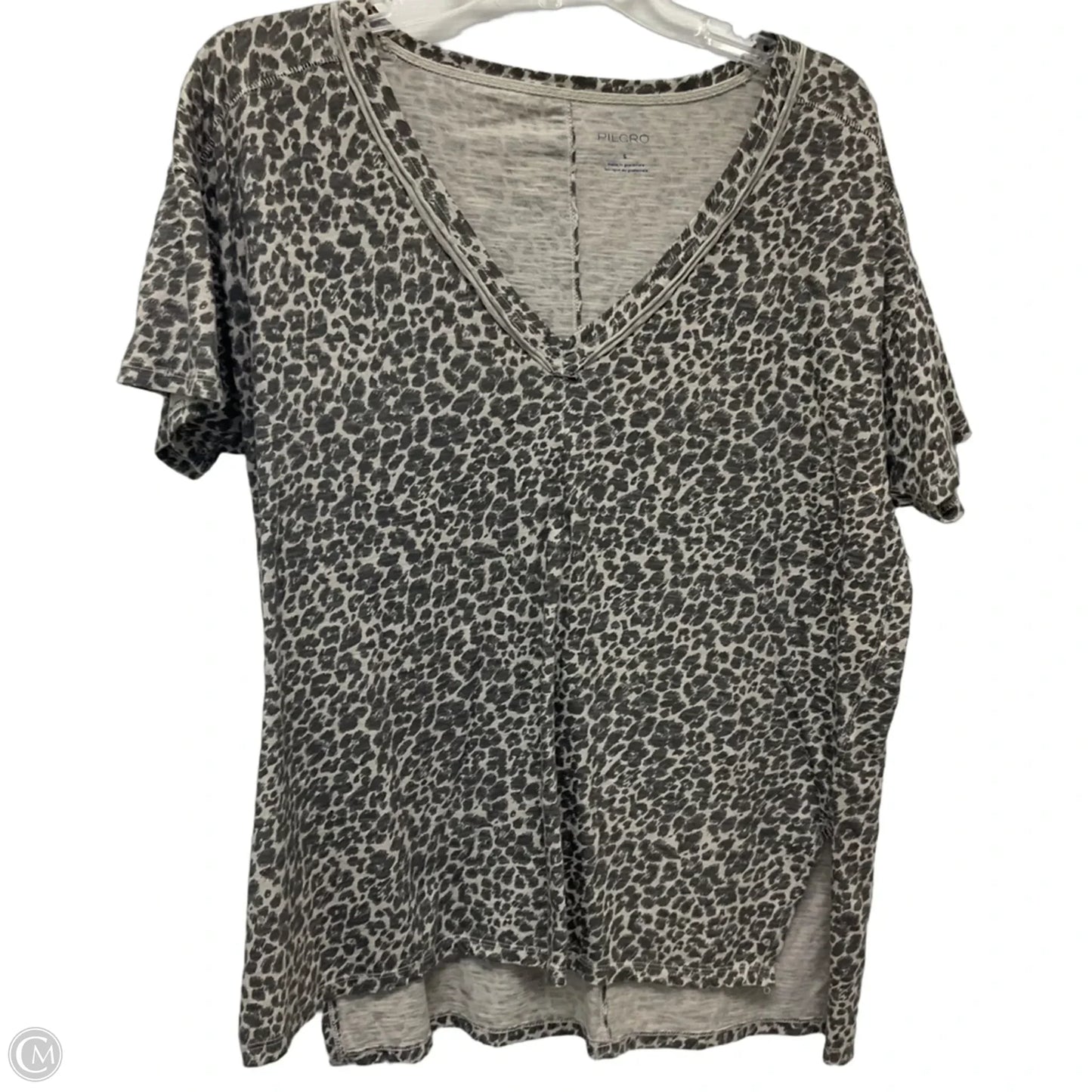 Top Short Sleeve Basic By Pilcro In Animal Print, Size: S