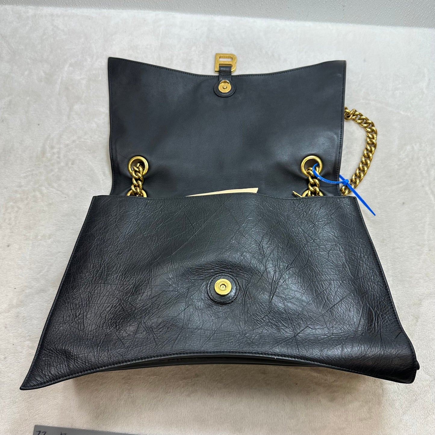 Balenciaga Crush large chain shoulder bag Handbag Luxury Designer By Balenciaga, Size: Large