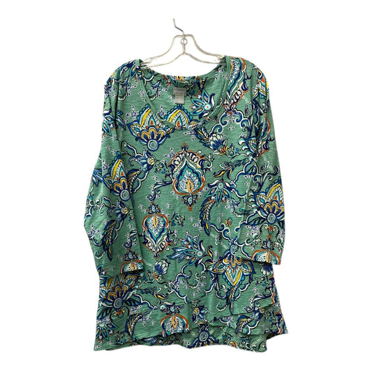 Top Ls By Chicos In Green, Size:Xl