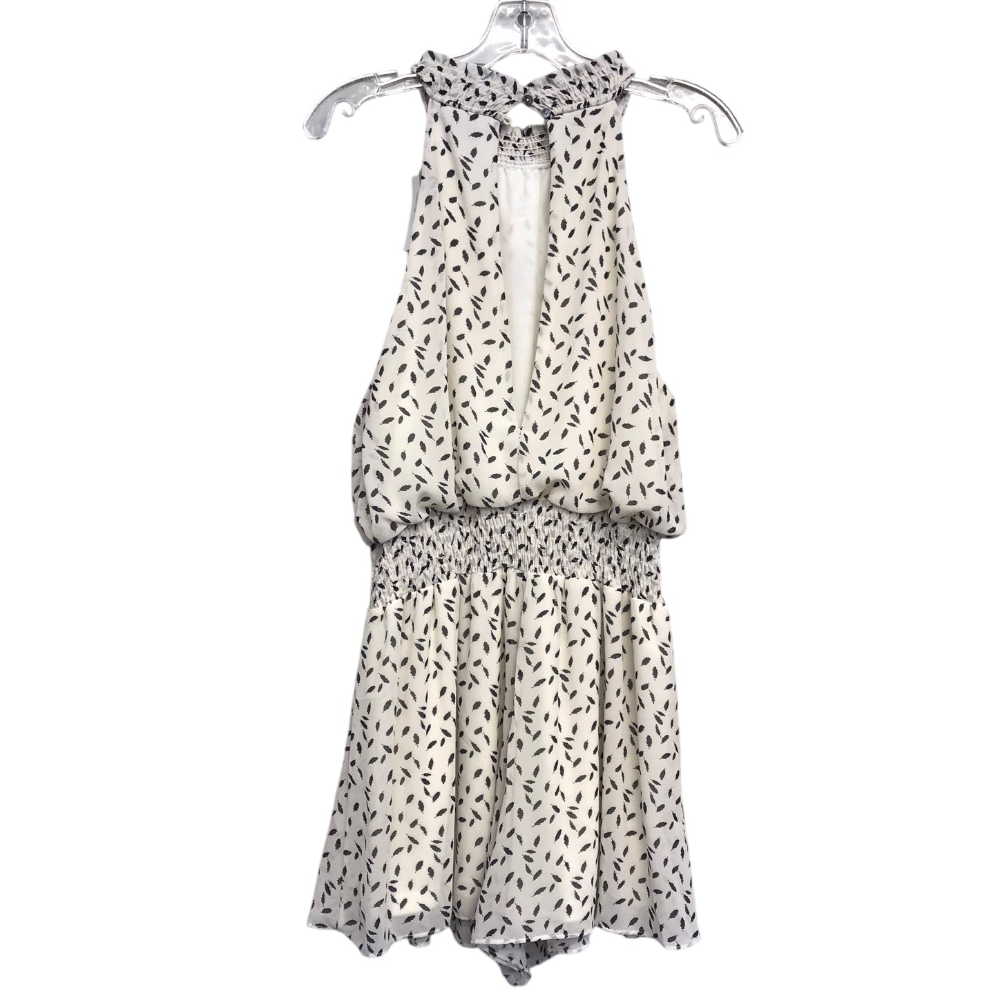 Romper By She + Sky In Black & White, Size:L