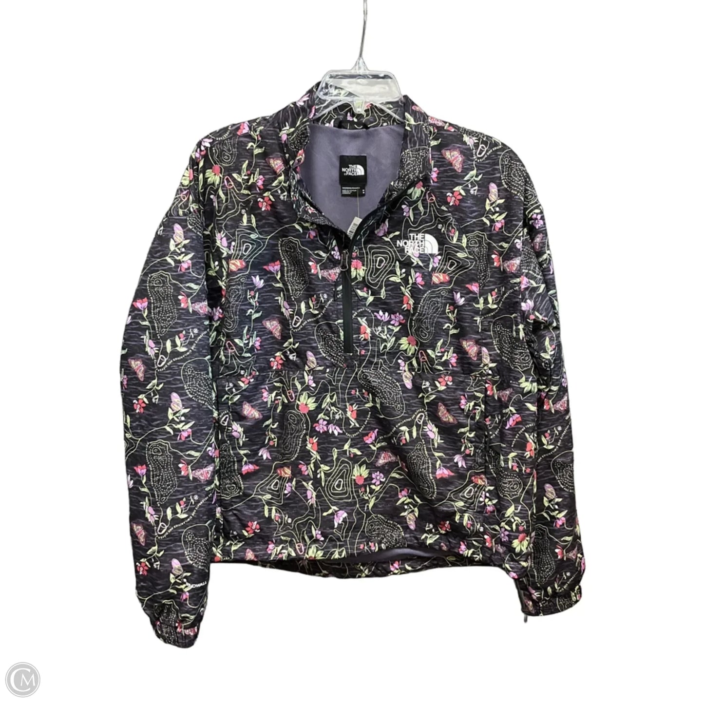 Jacket Windbreaker By The North Face In Floral Print, Size: M