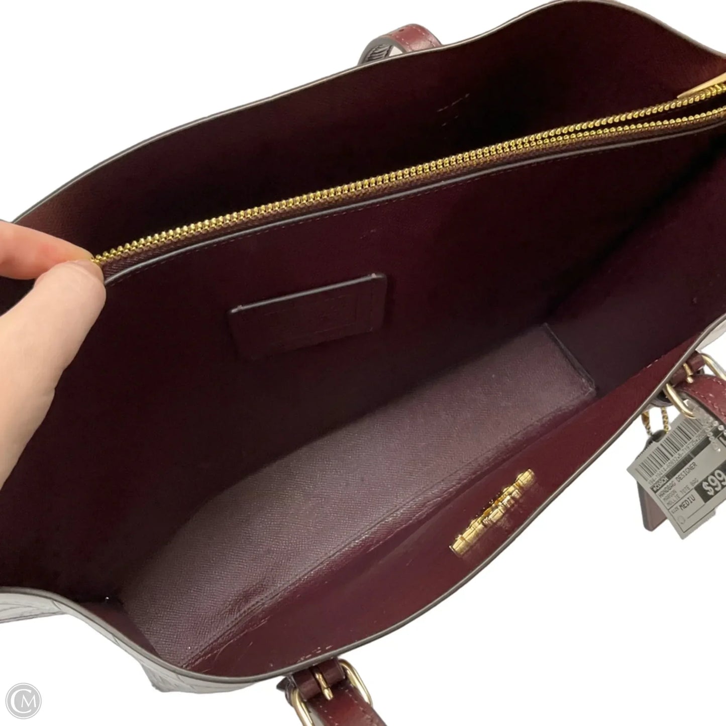 Handbag Designer By Coach, Size: Medium