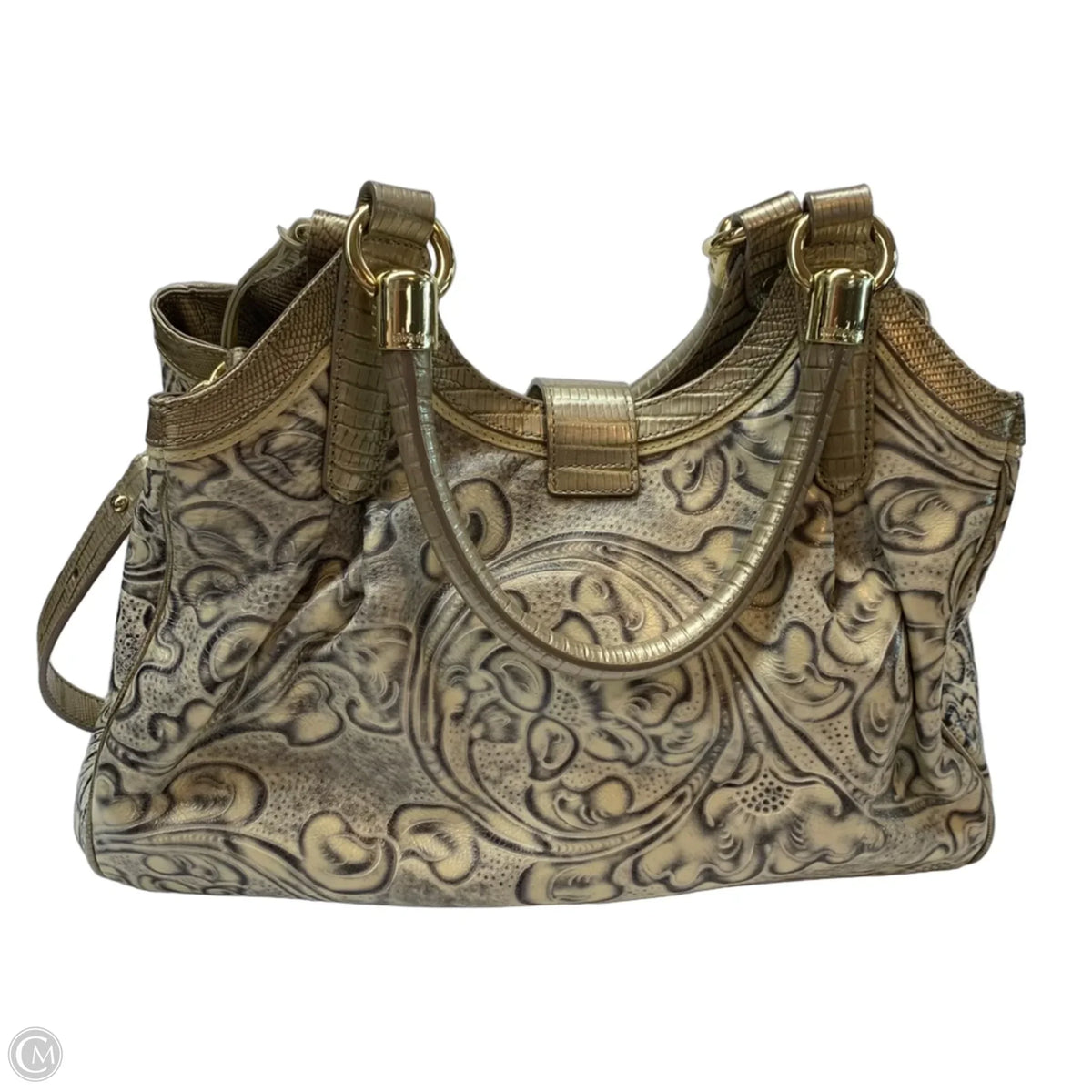 Handbag Designer By Brahmin, Size: Medium