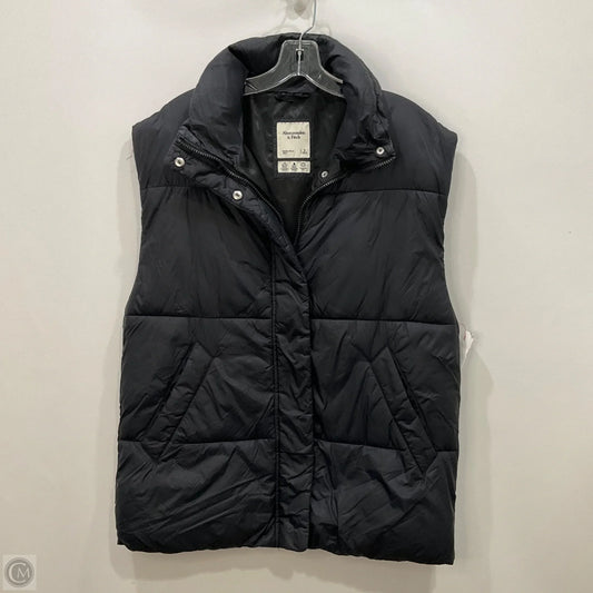 Vest Puffer & Quilted By Abercrombie And Fitch In Black, Size: S