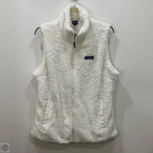 Vest Faux Fur & Sherpa By Patagonia In White, Size: Xl
