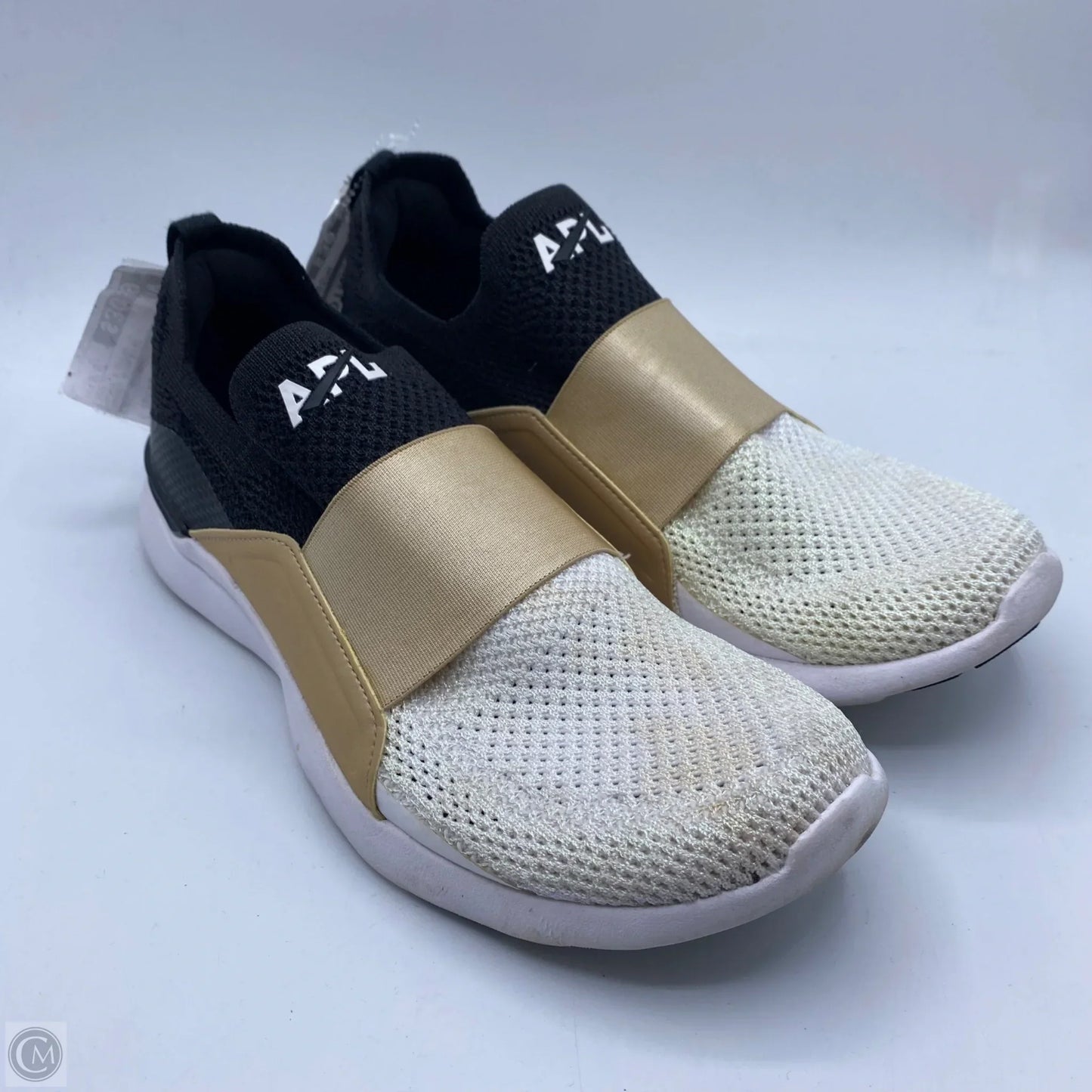 Shoes Athletic By APL In Black & White, Size: 8.5