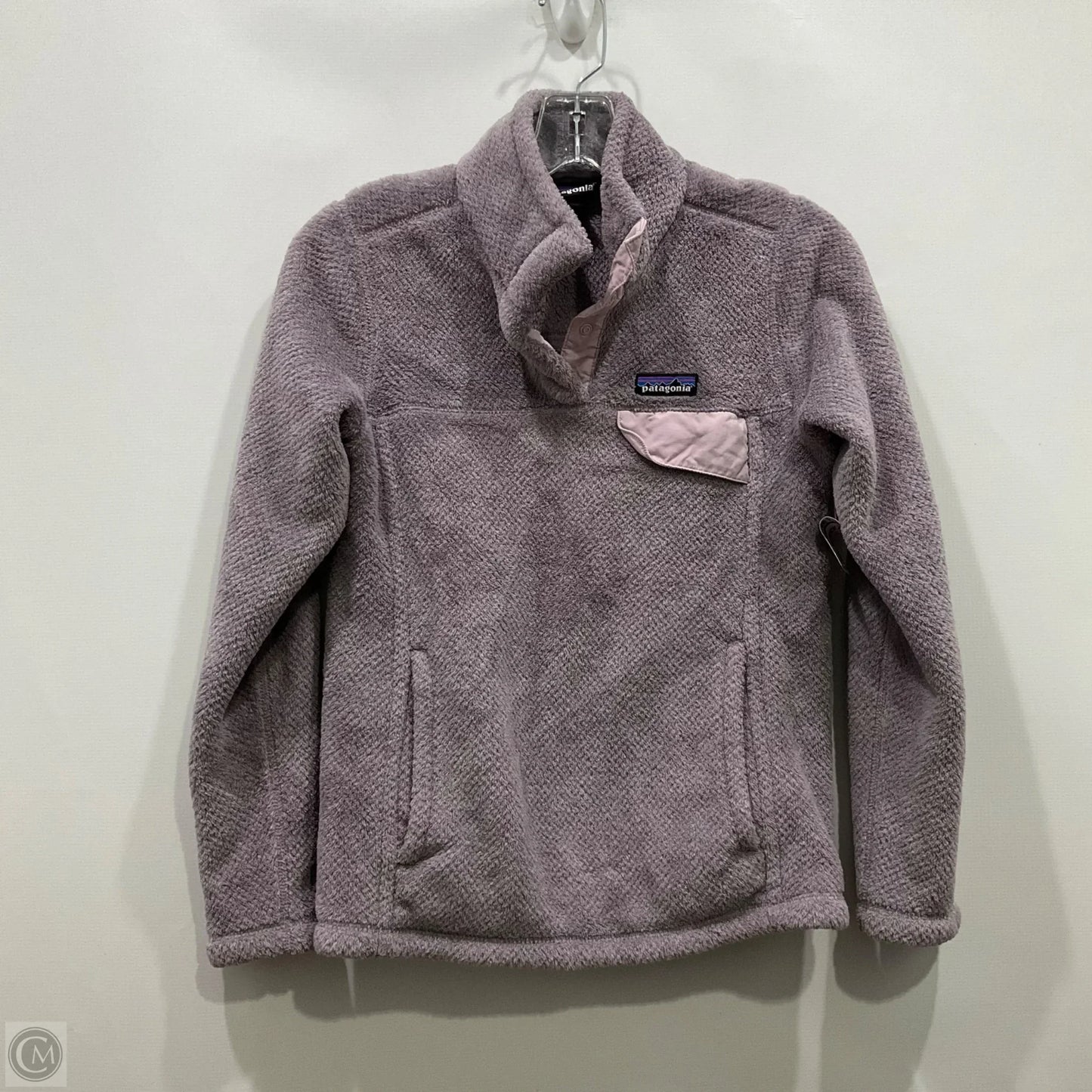 Sweatshirt Collar By Patagonia In Purple, Size: Xs