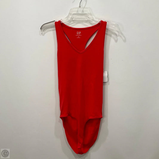 Bodysuit By Gap In Red, Size: M