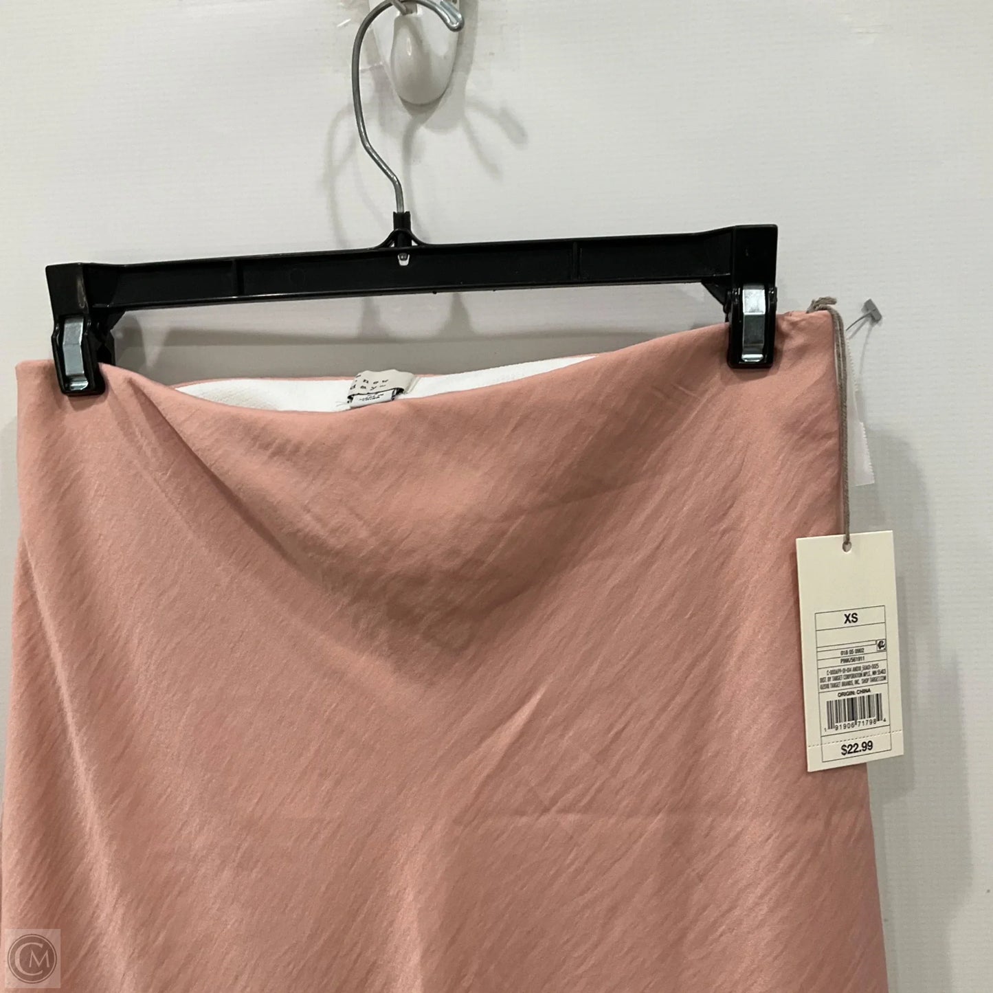 Skirt Midi By A New Day In Pink, Size: Xs