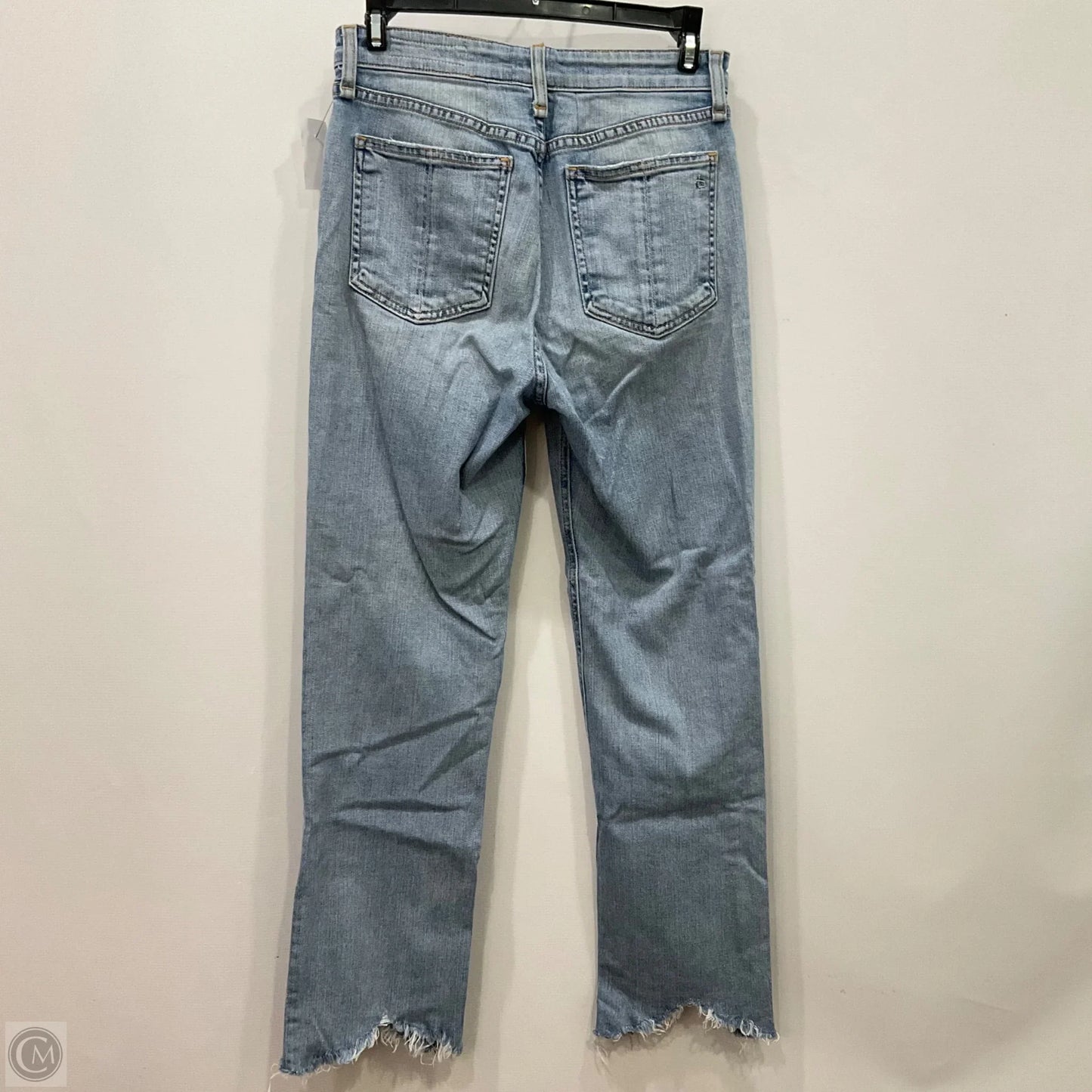 Jeans Straight By Rag & Bones Jeans In Blue Denim, Size: 2