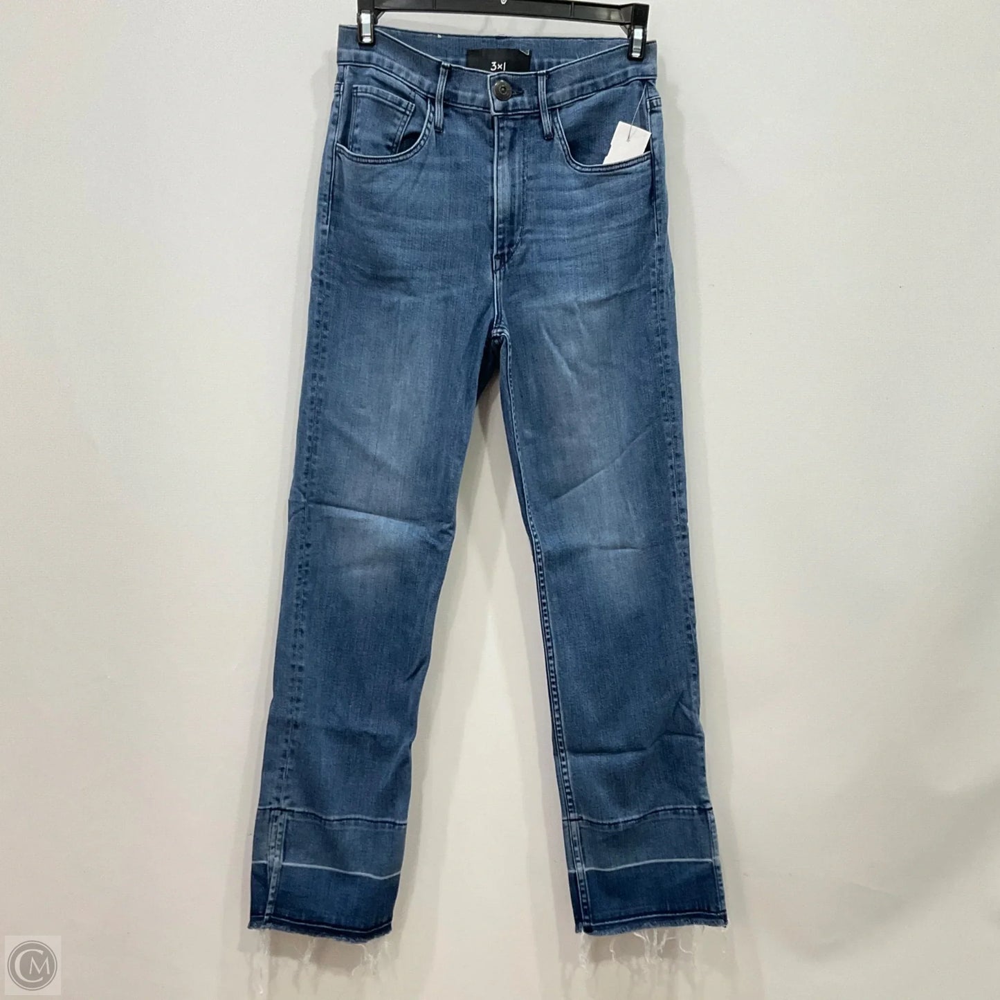 Jeans Straight By 3x1 NYC In Blue Denim, Size: 2