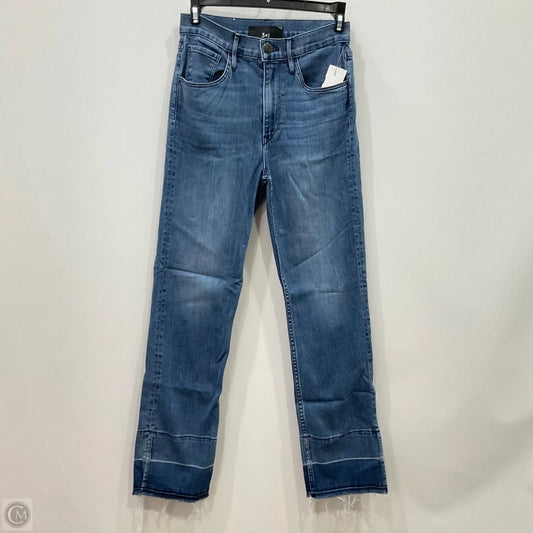 Jeans Straight By 3x1 NYC In Blue Denim, Size: 2
