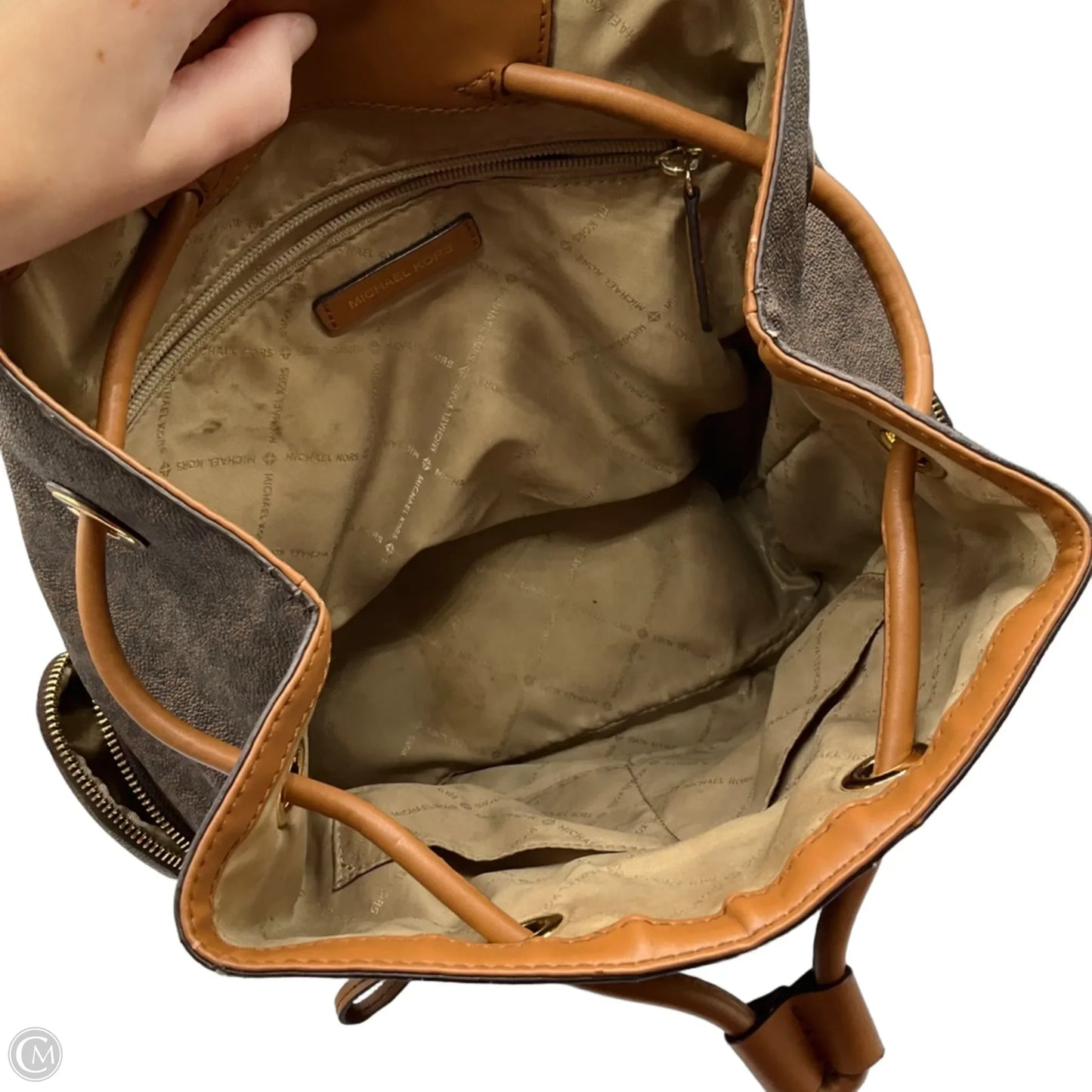 Backpack Designer By Michael Kors, Size: Medium