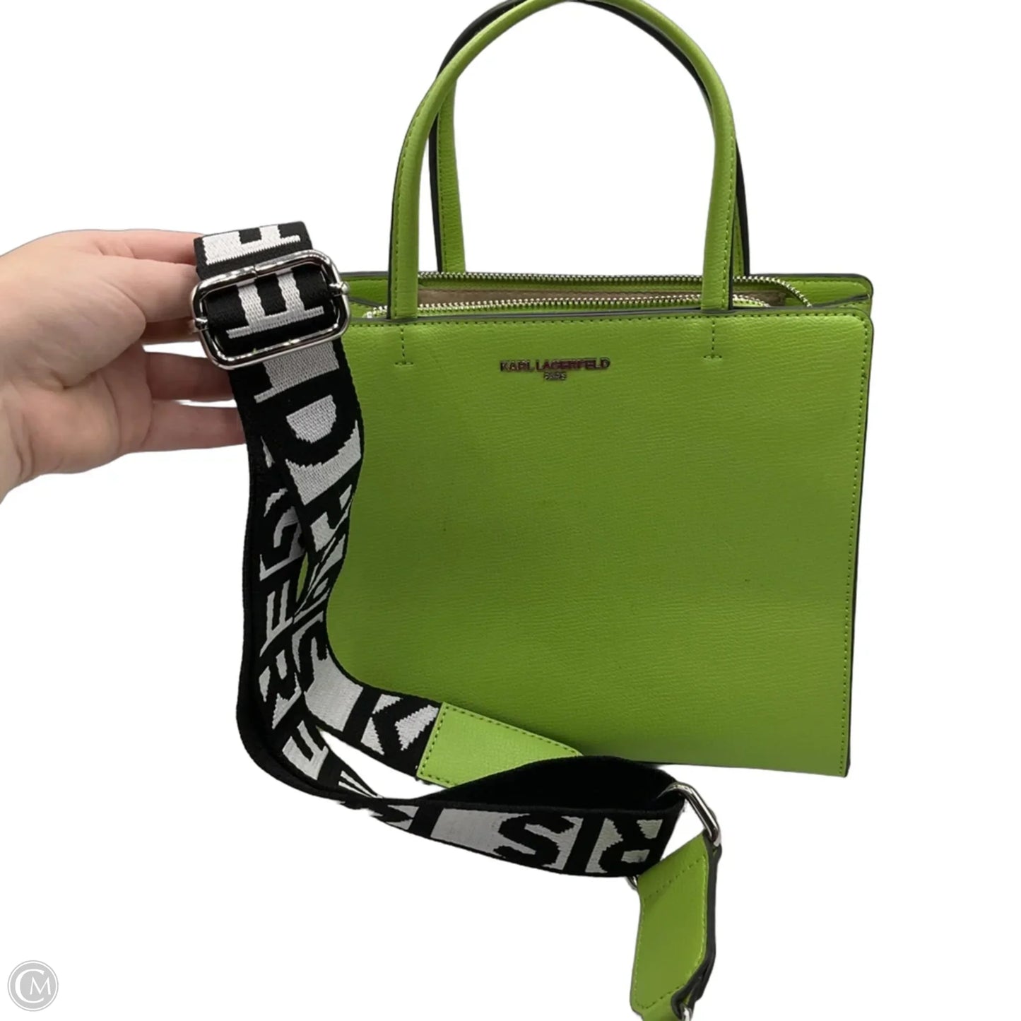 Handbag Designer By Karl Lagerfeld, Size: Medium