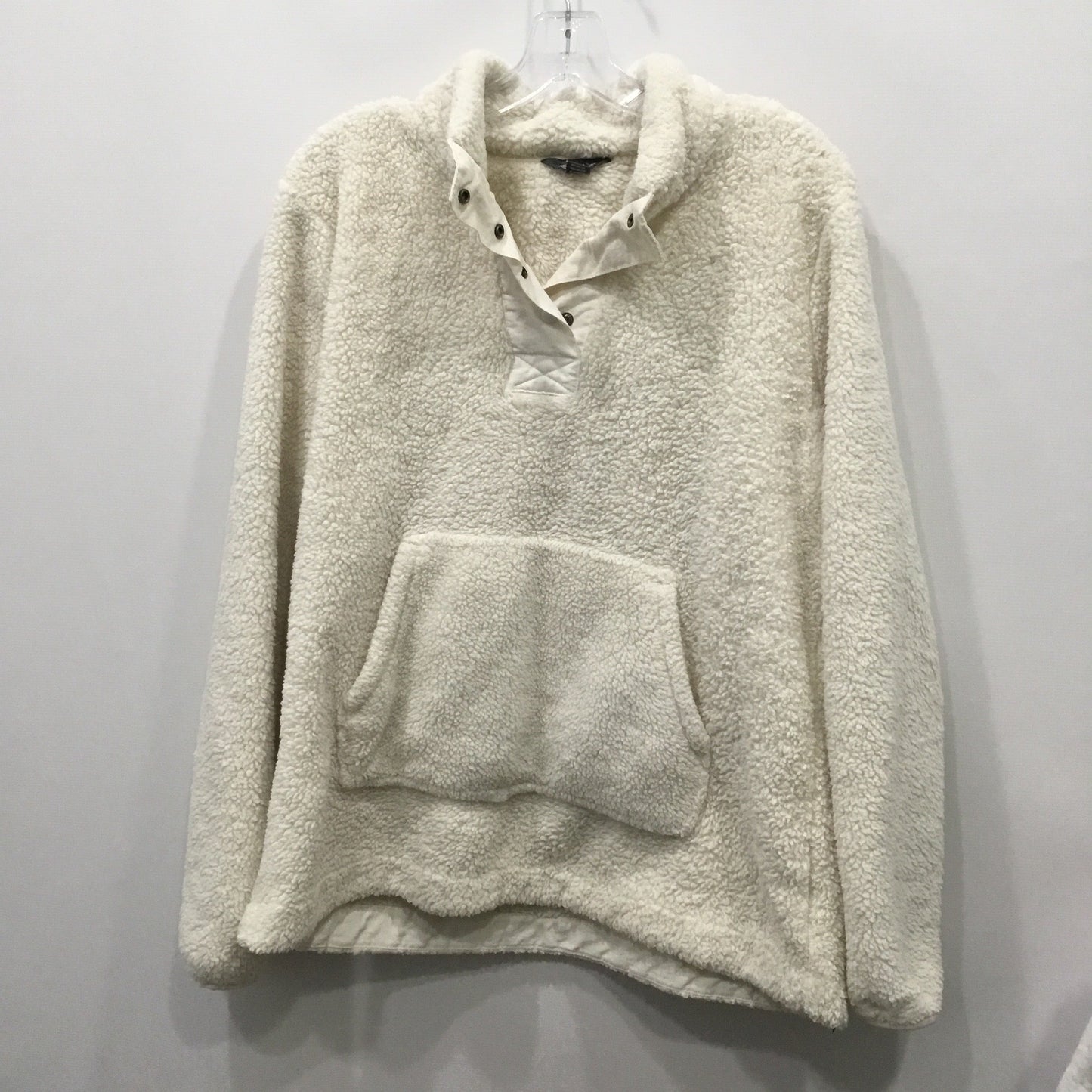 Jacket Fleece By Eddie Bauer In Cream, Size: Xl