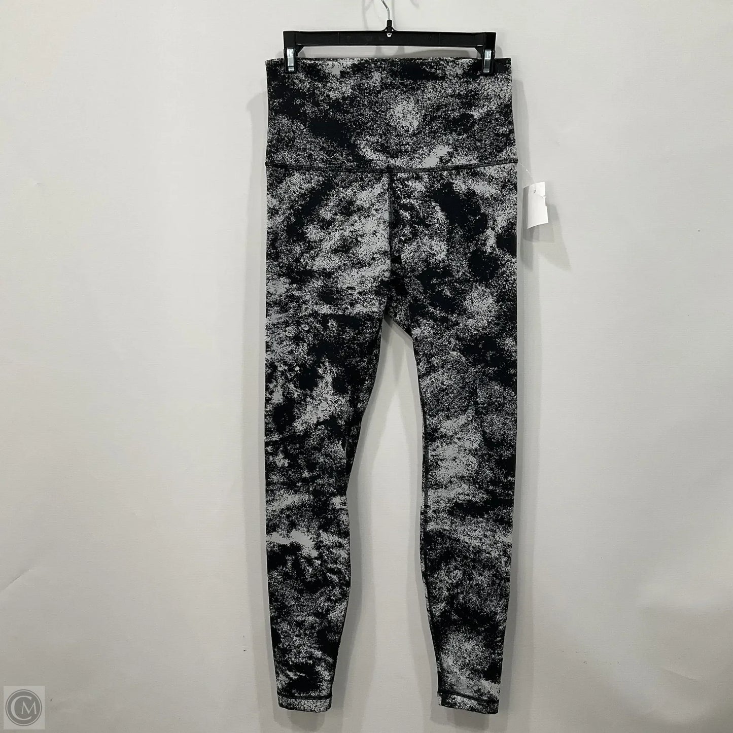 Athletic Leggings By Lululemon In Black & White, Size: 10