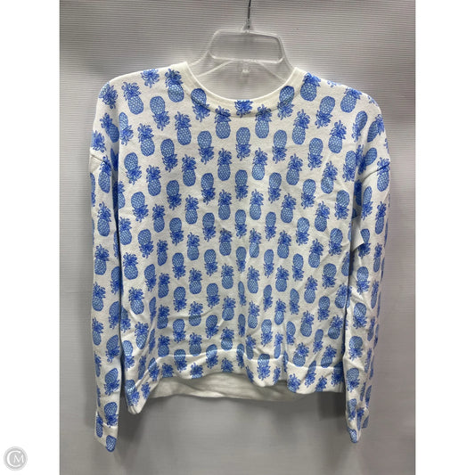 Sweater Designer By Lilly Pulitzer In Blue & White, Size: Xs