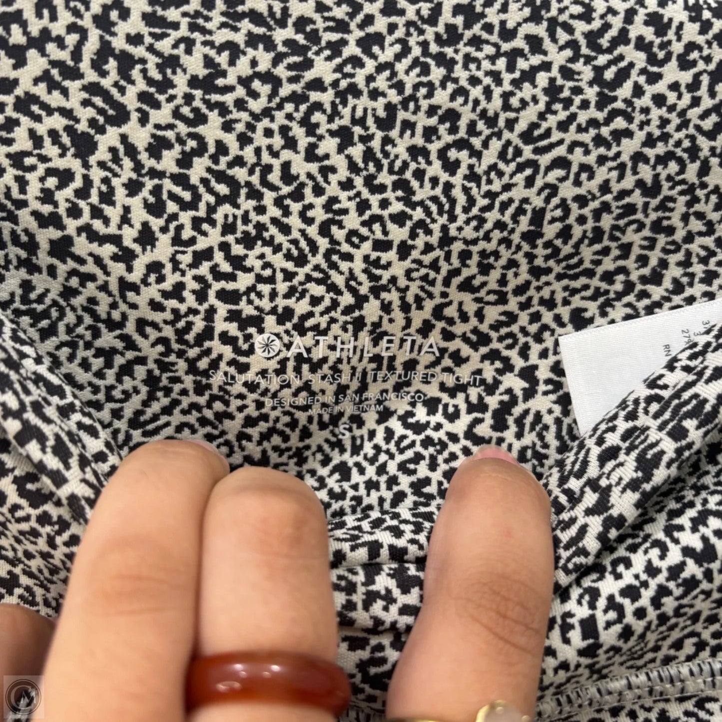 Athletic Leggings By Athleta In Animal Print, Size: S