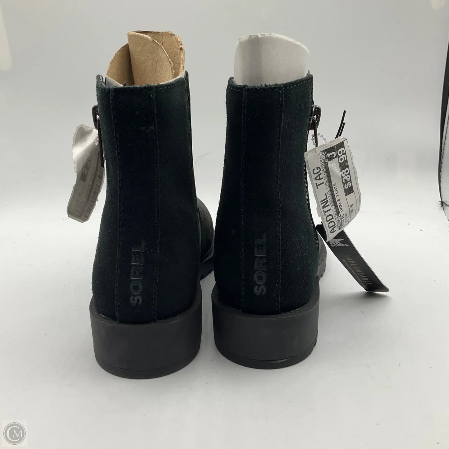 Boots Ankle Flats By Sorel In Black, Size: 5.5