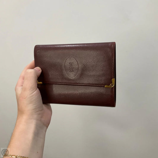 Wallet Luxury Designer By Cartier, Size: Medium