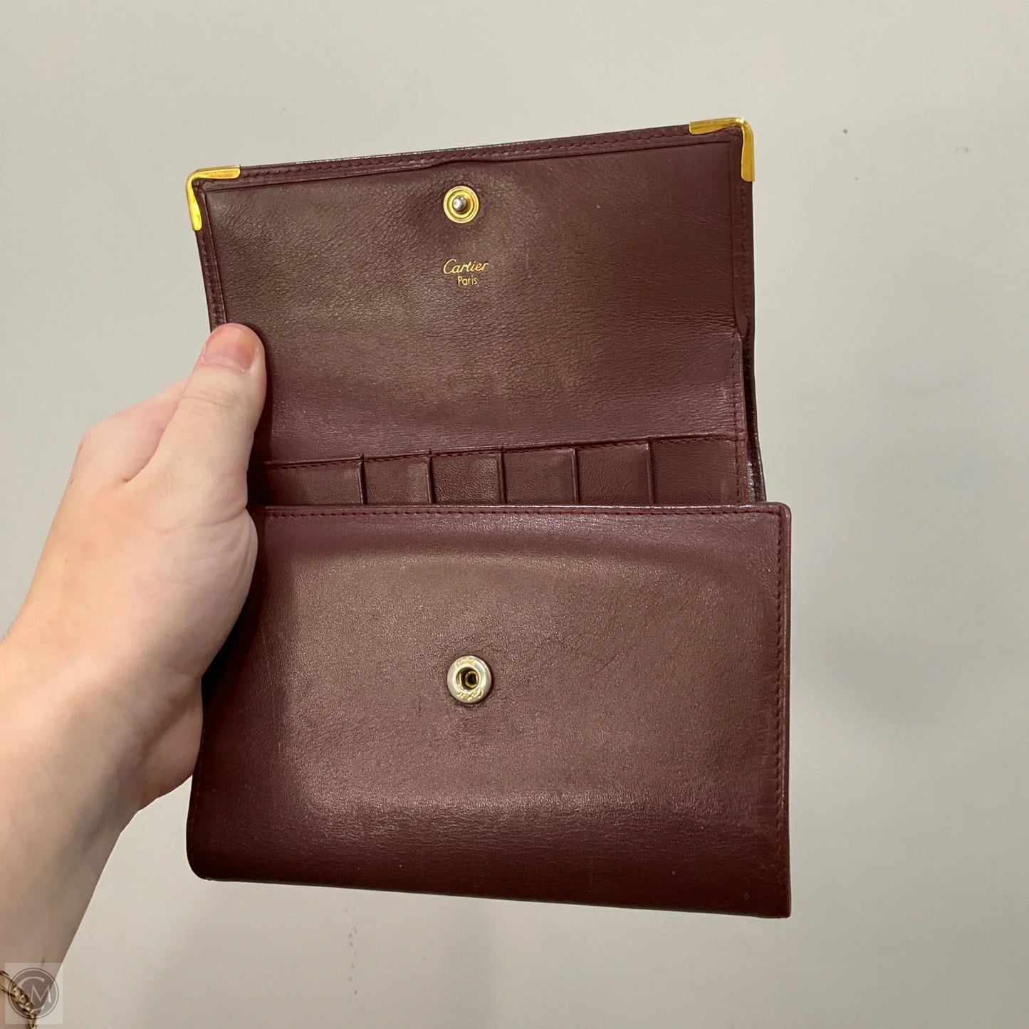 Wallet Luxury Designer By Cartier, Size: Medium