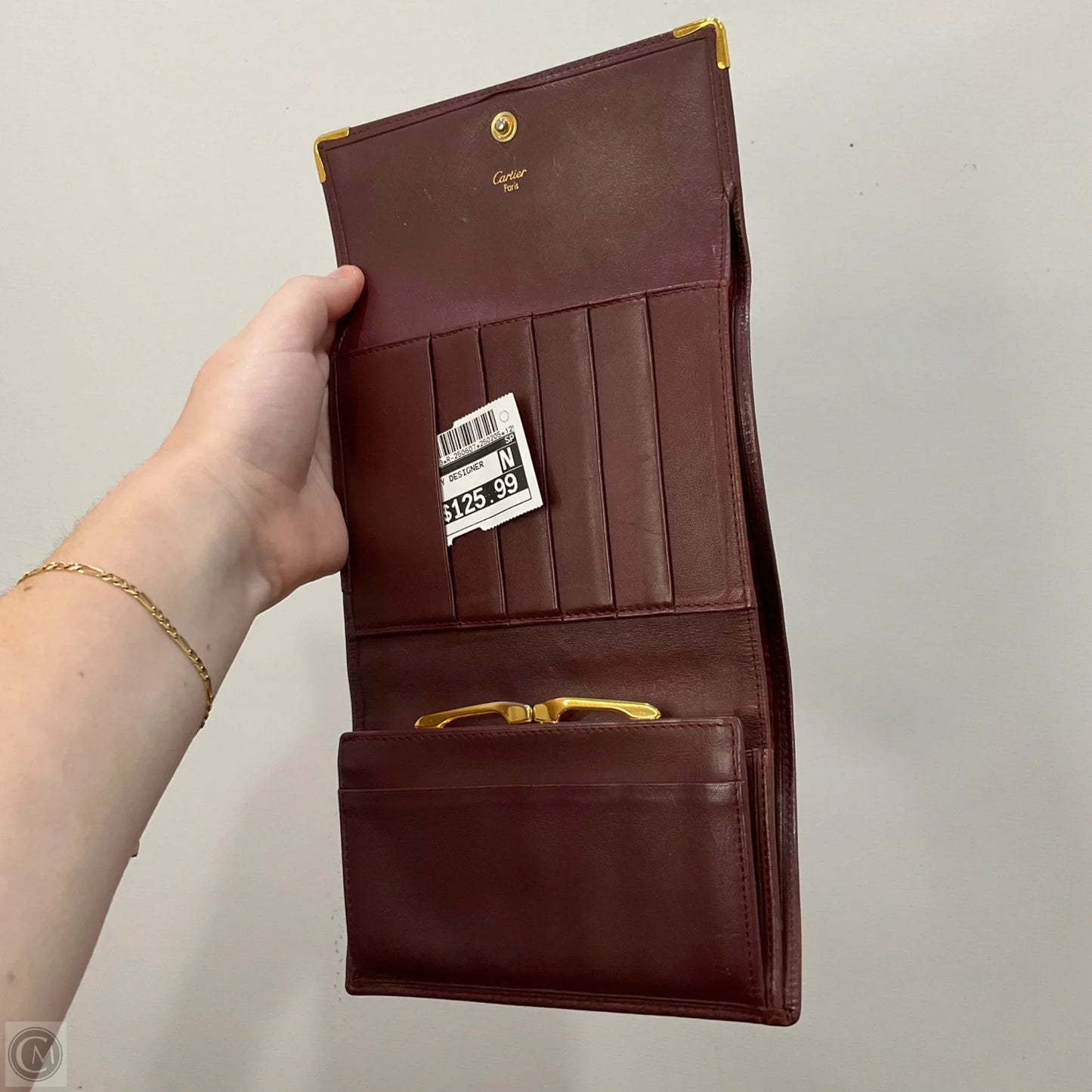 Wallet Luxury Designer By Cartier, Size: Medium