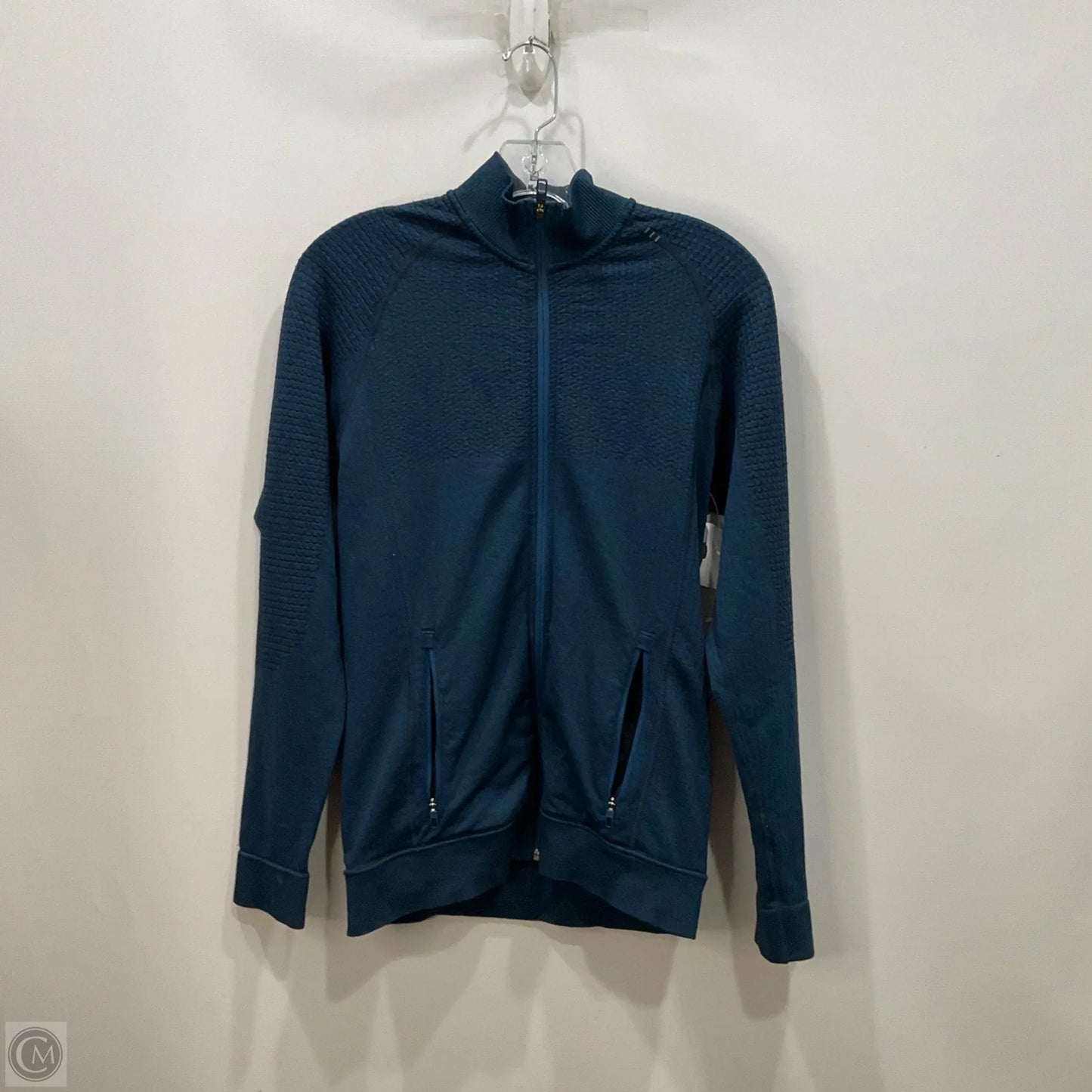 Athletic Jacket By Lululemon In Blue, Size: Xs