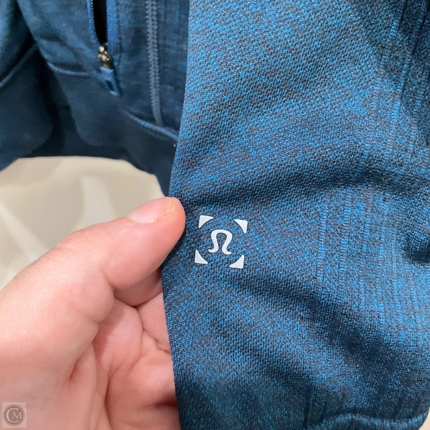 Athletic Jacket By Lululemon In Blue, Size: Xs