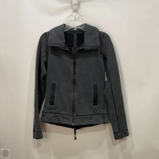 Athletic Jacket By Lululemon In Grey, Size: 4