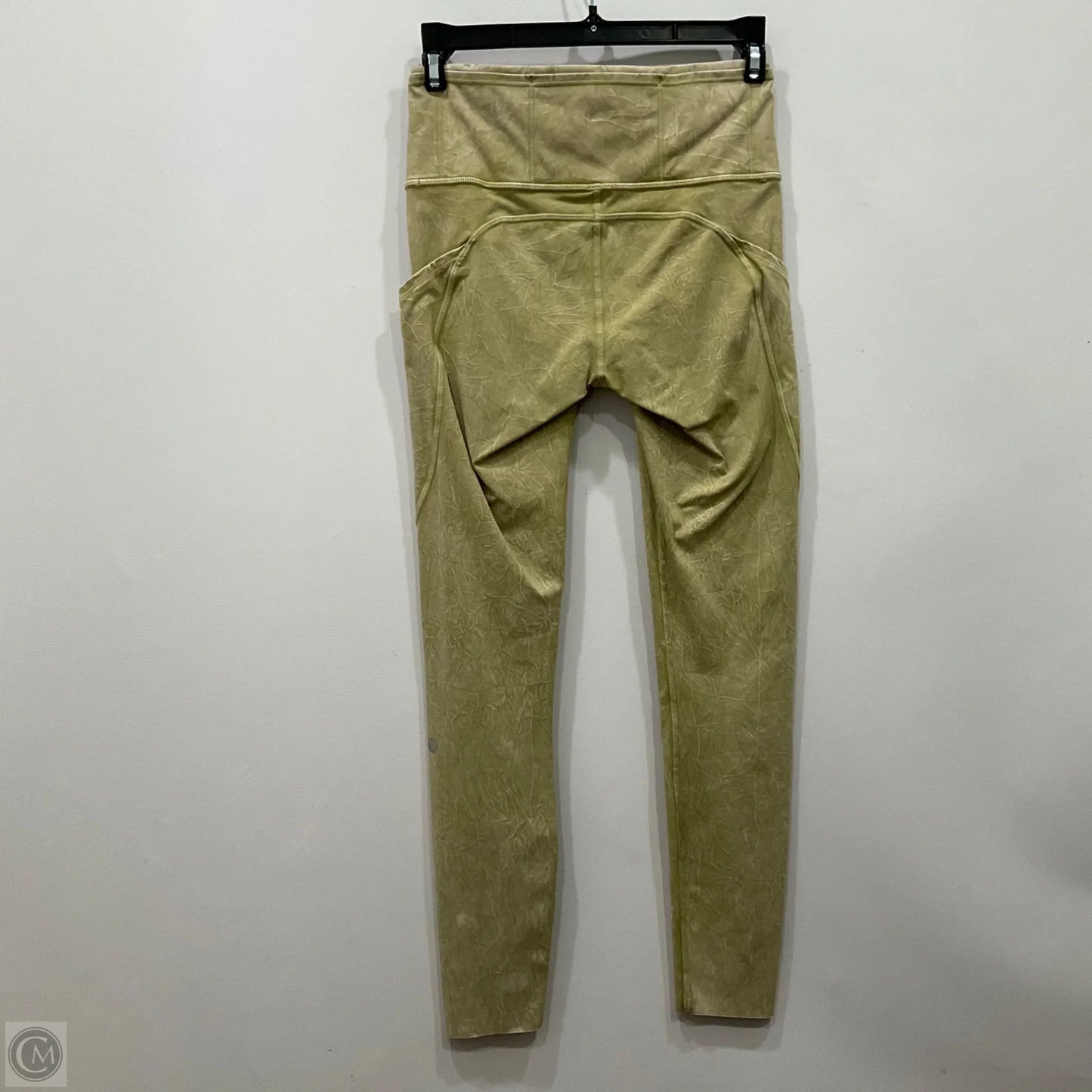 Athletic Leggings By Lululemon In Yellow, Size: 4