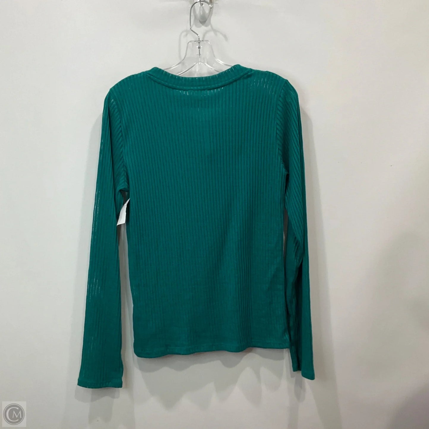 Top Long Sleeve By Pilcro In Green, Size: L