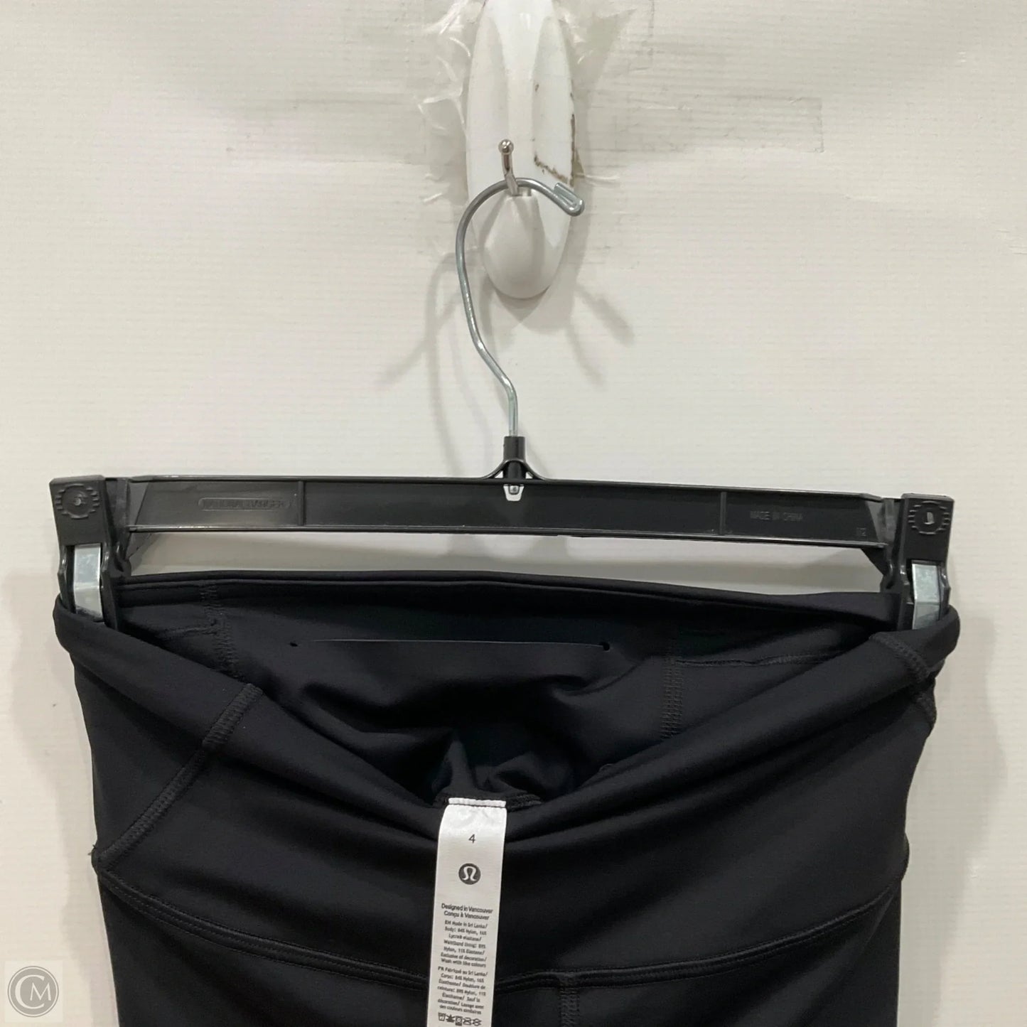 Athletic Leggings By Lululemon In Black, Size: 4