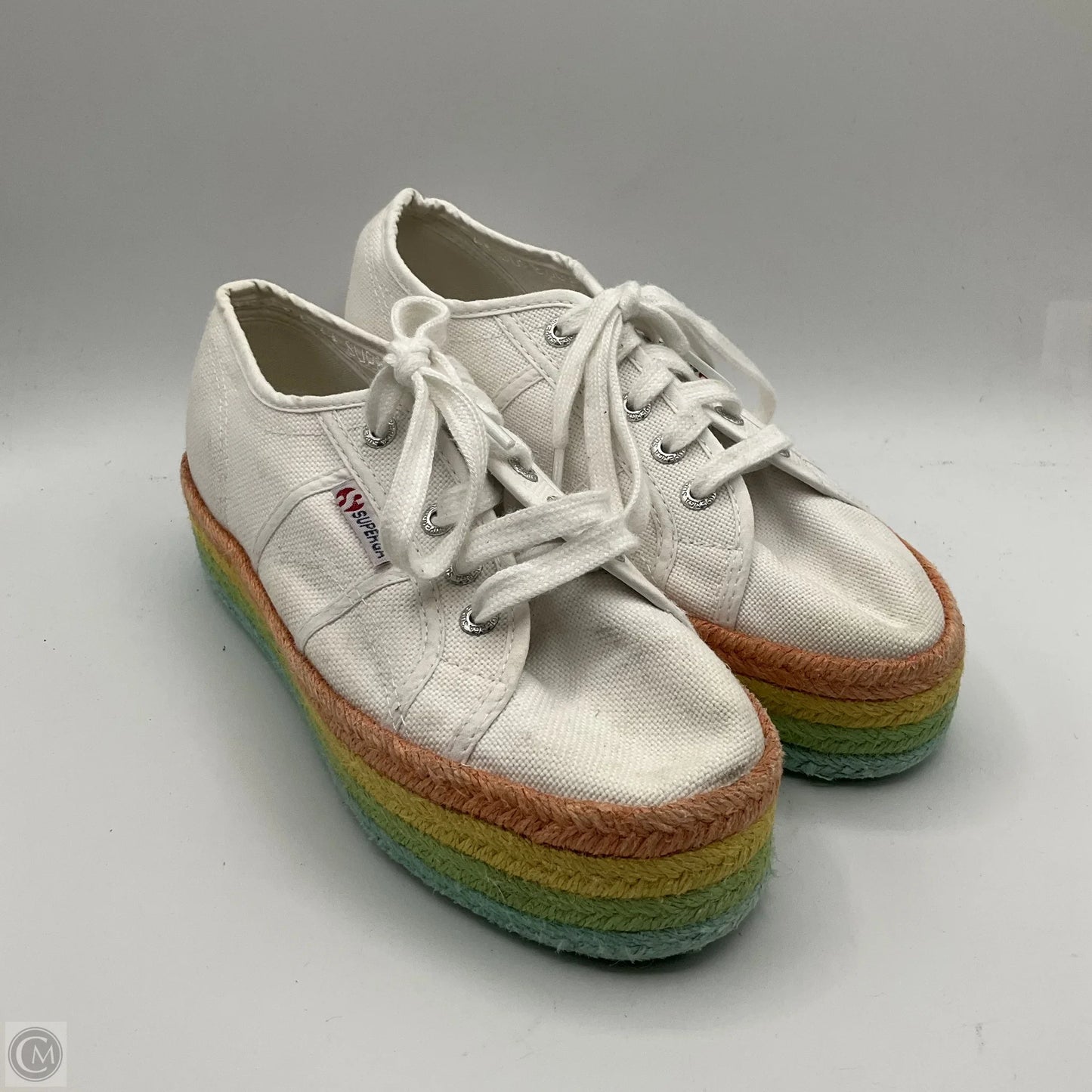 Shoes Sneakers By Superga In White, Size: 7.5