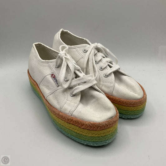 Shoes Sneakers By Superga In White, Size: 7.5