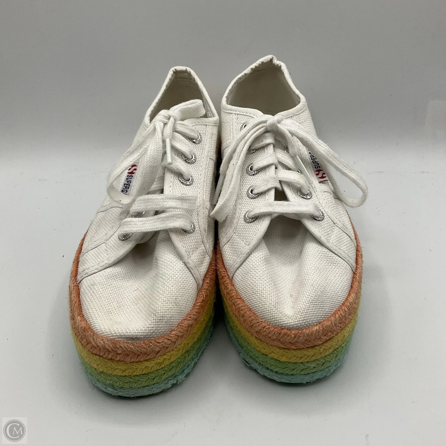 Shoes Sneakers By Superga In White, Size: 7.5