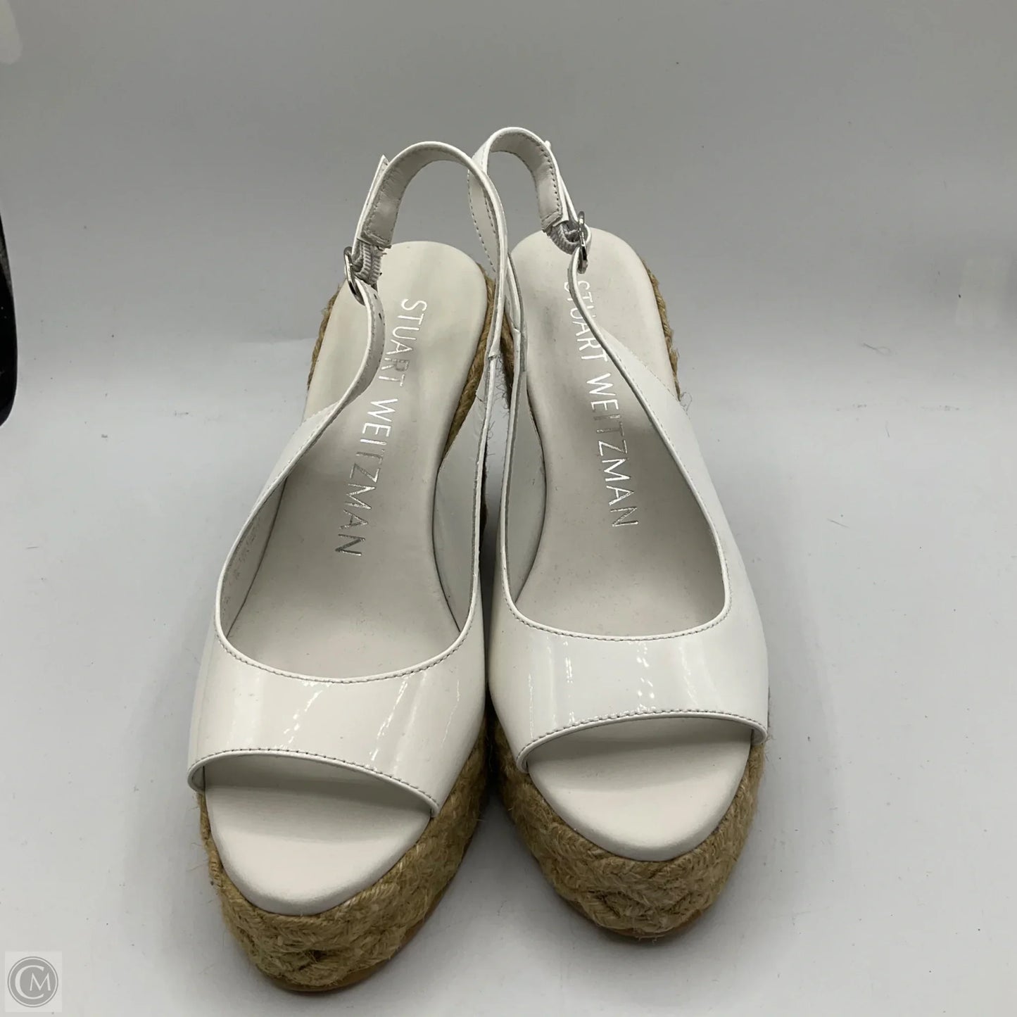 Sandals Heels Block By Stuart Weitzman In White, Size: 7