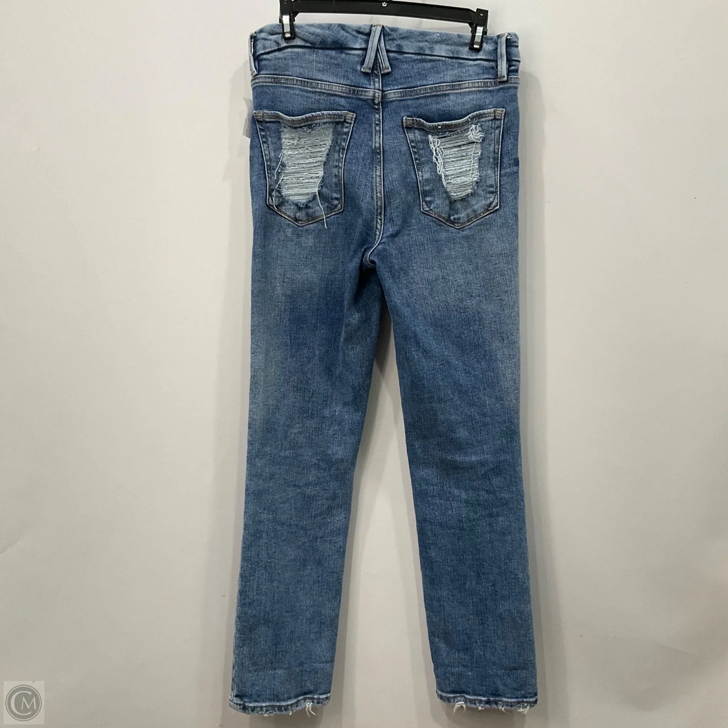 Jeans Straight By Good American In Blue Denim, Size: 2