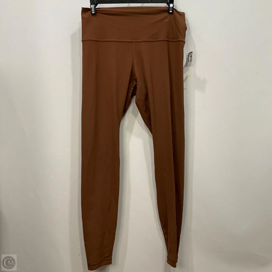 Athletic Leggings By Lululemon In Brown, Size: 10